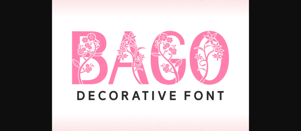 Bago Font Poster 3