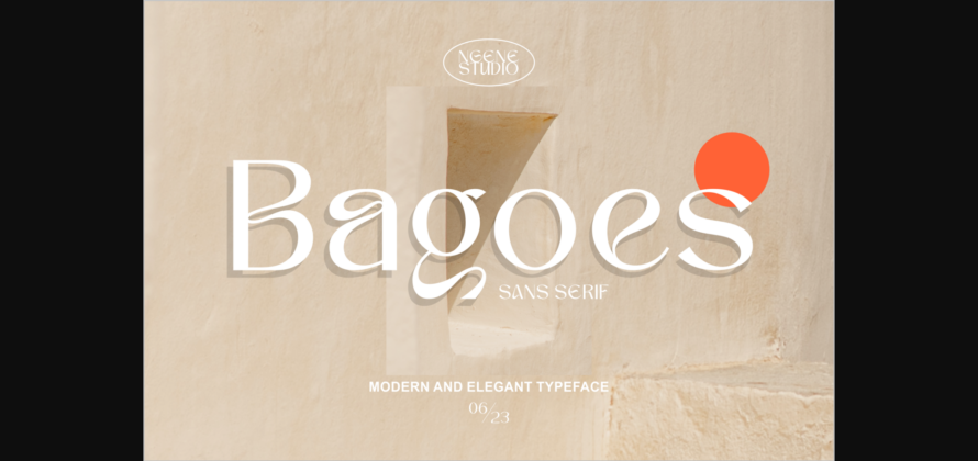 Bagoes Font Poster 3