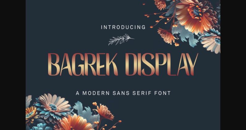 Bagrek Display Font Poster 3