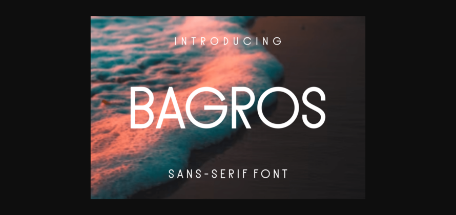 Bagros Font Poster 3