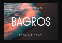 Bagros Font Poster 1