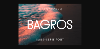 Bagros Font Poster 1