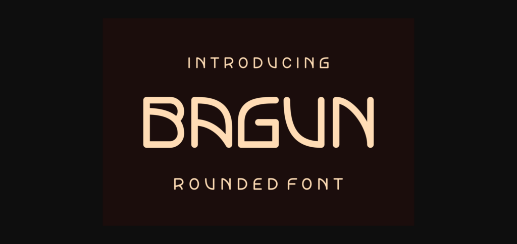 Bagun Font Poster 1