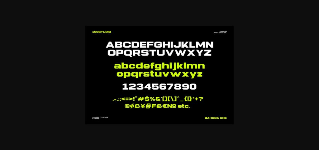Bahoda Font Poster 11