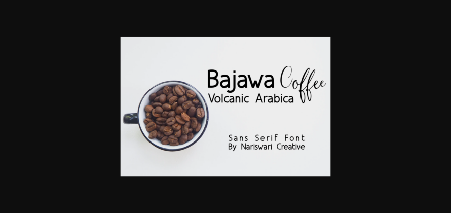 Bajawa Font Poster 5