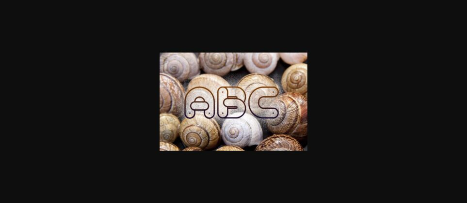 Baked Snails Font Poster 5