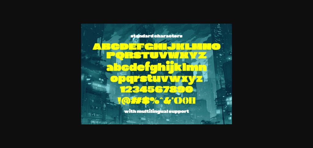 Bakerline Font Poster 11