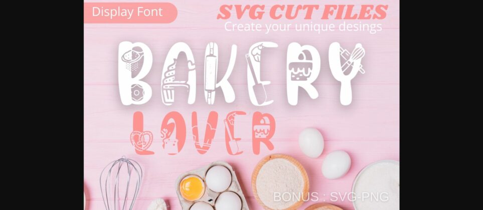 Bakery Lover Font Poster 3
