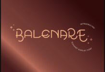 Balenare Font Poster 1