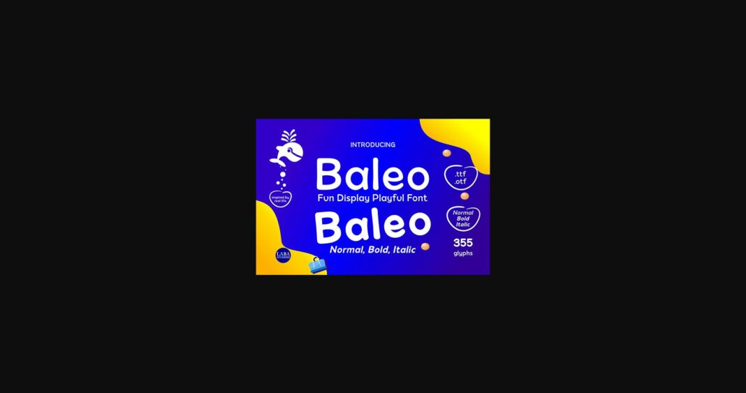 Baleo Font Poster 3