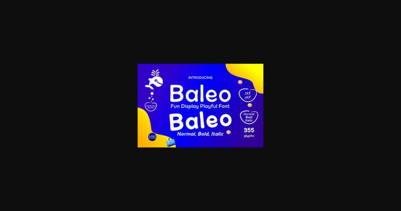 Baleo Font Poster 3