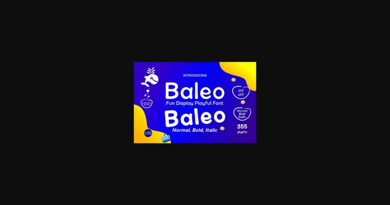 Baleo Font Poster 3