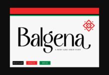 Balgena Font Poster 1