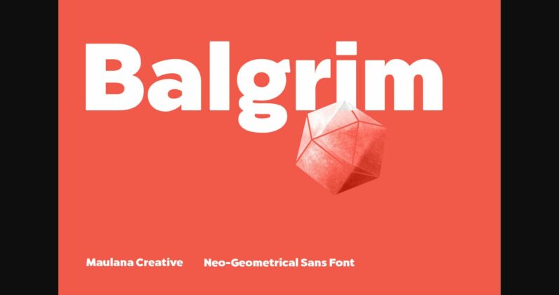 Balgrim Font Poster 3