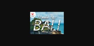 Bali Font Poster 1