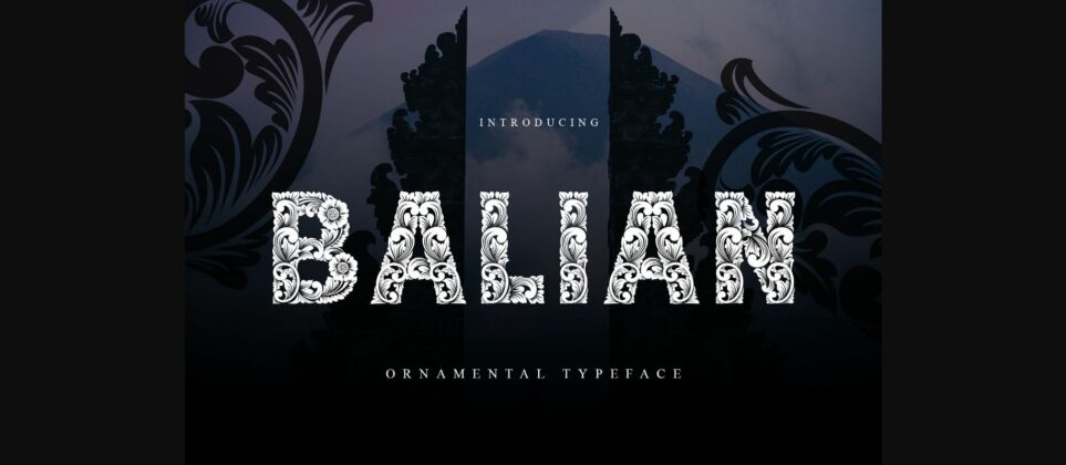Balian Font Poster 3