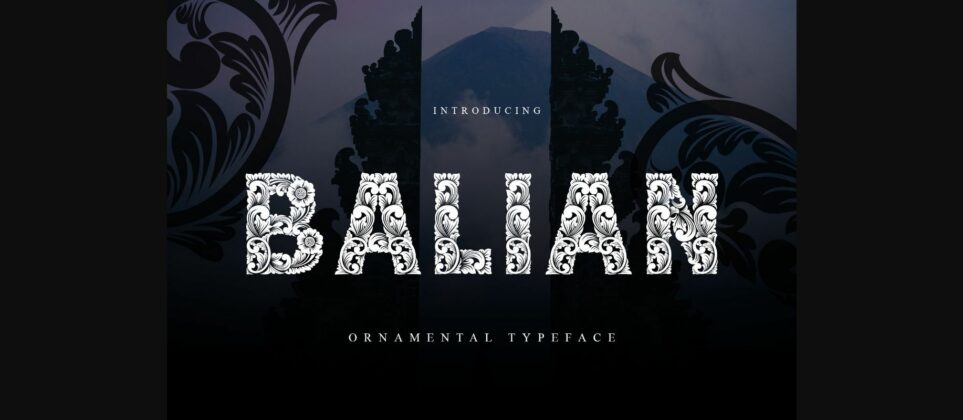 Balian Font Poster 1