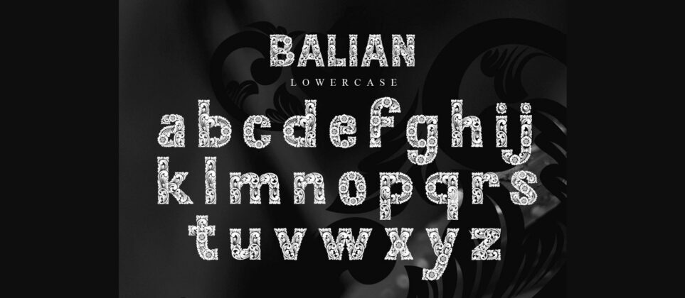 Balian Font Poster 5