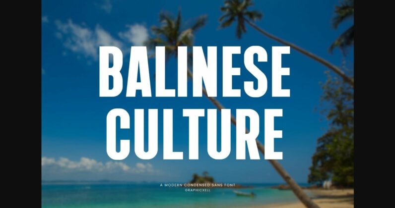 Balinese Culture Font Poster 3