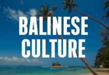 Balinese Culture Font Poster 1