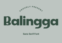 Balingga Font Poster 1