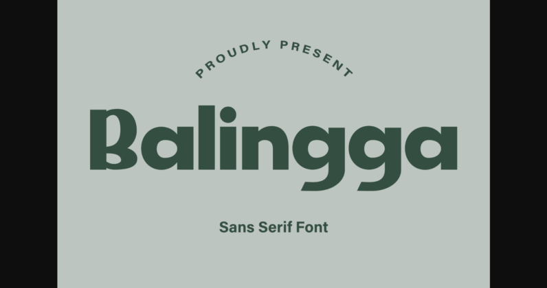 Balingga Font Poster 1