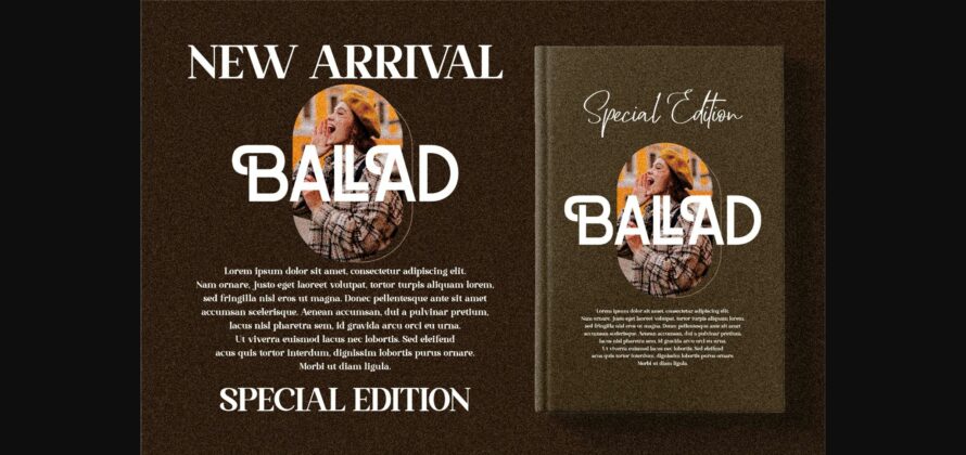 Ballad Font Poster 6