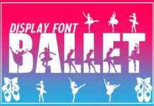 Ballet Font Poster 1