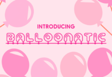 Balloonatic Font Poster 1
