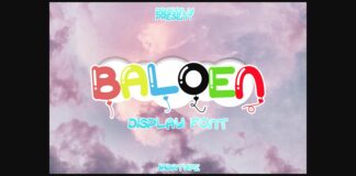 Baloen Font Poster 1