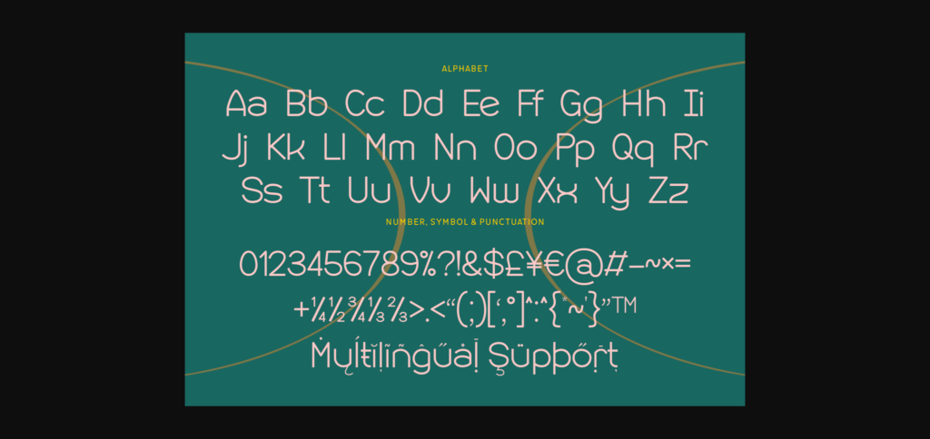 Baloum Font Poster 8