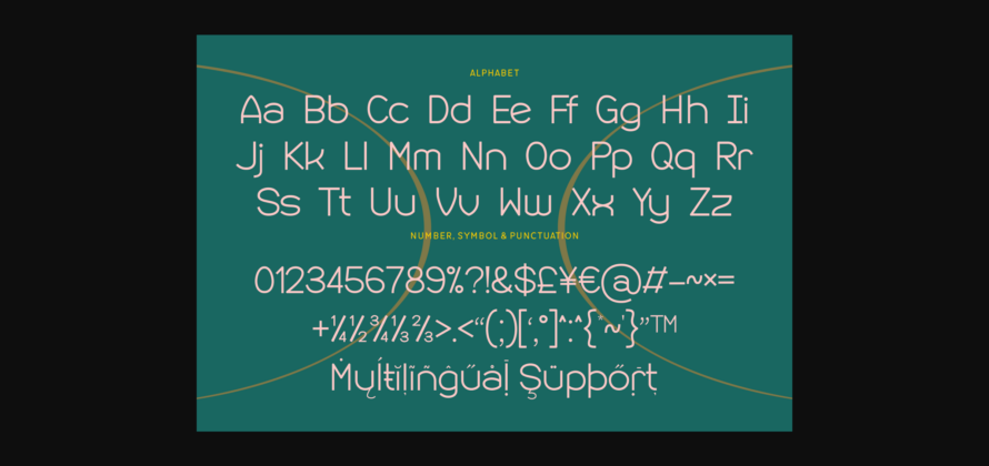 Baloum Font Poster 8