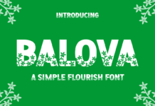 Balova Font Poster 1