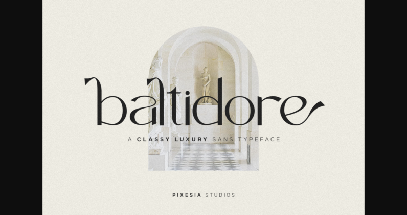 Baltidore Font Poster 3