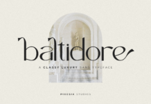 Baltidore Font Poster 1