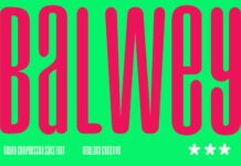 Balwey Font Poster 1