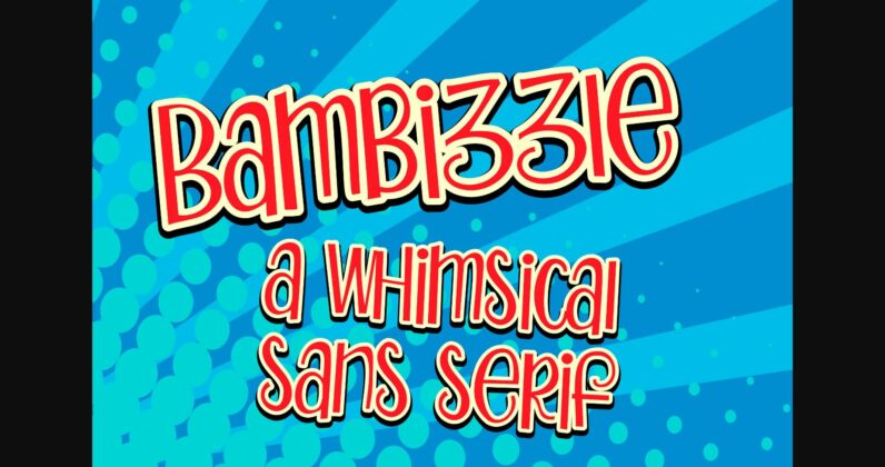 Bambizzle Font Poster 3