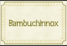 Bambuchinnox Font Poster 1