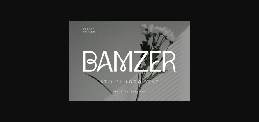 Bamzer Font Poster 3