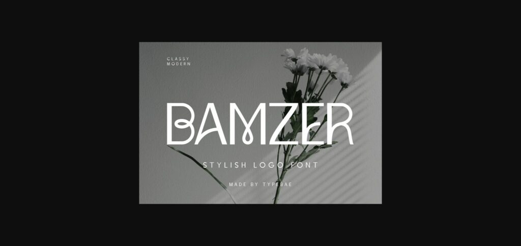Bamzer Font Poster 1