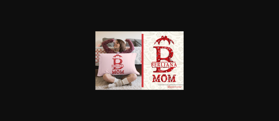 Bandana Mom Monogram Font Poster 4