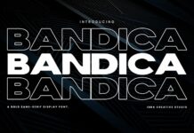 Bandica Font Poster 1