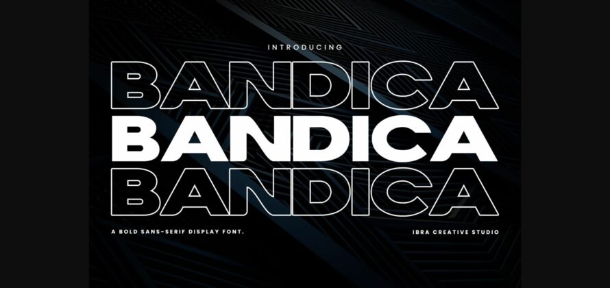 Bandica Font Poster 1