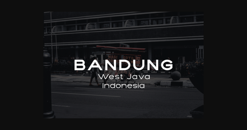 Bandung Font Poster 8