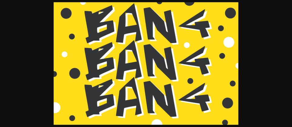 Bang Bang Bang Font Poster 3