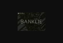 Banklie Font Poster 1