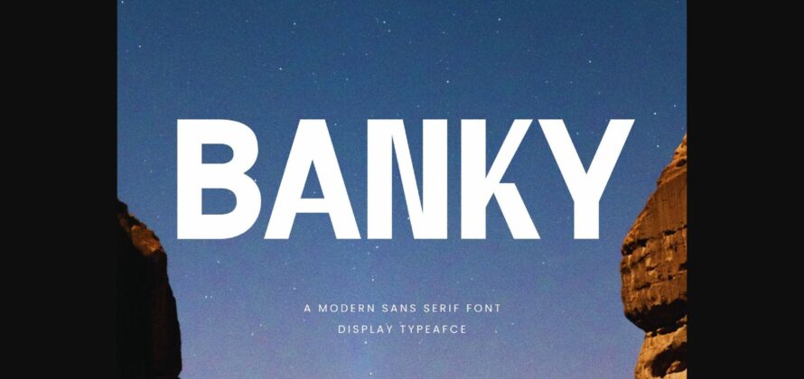 Banky Font Poster 3