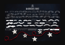 Decorative Banners Font Poster 1