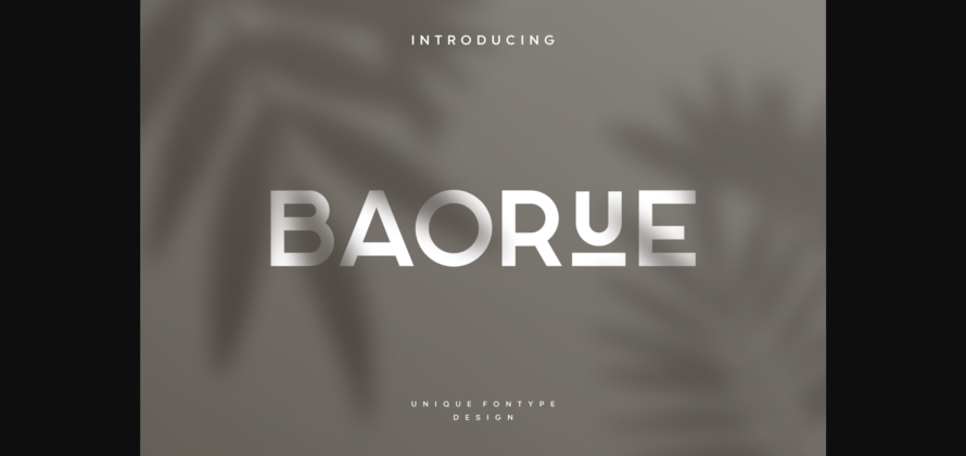 Baorue Font Poster 3