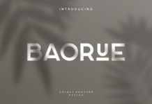 Baorue Font Poster 1